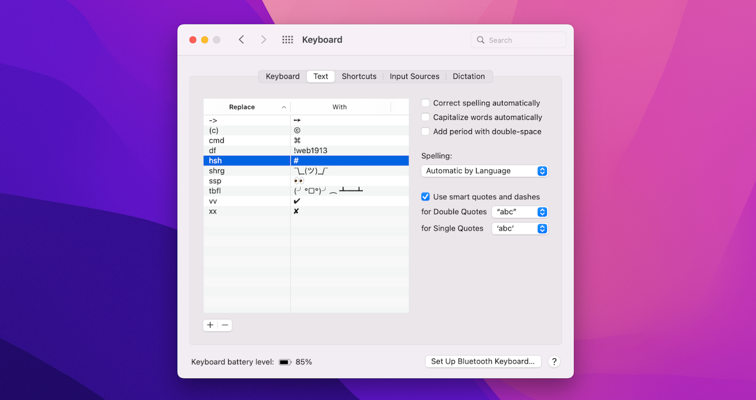 How to type hashtag on Mac