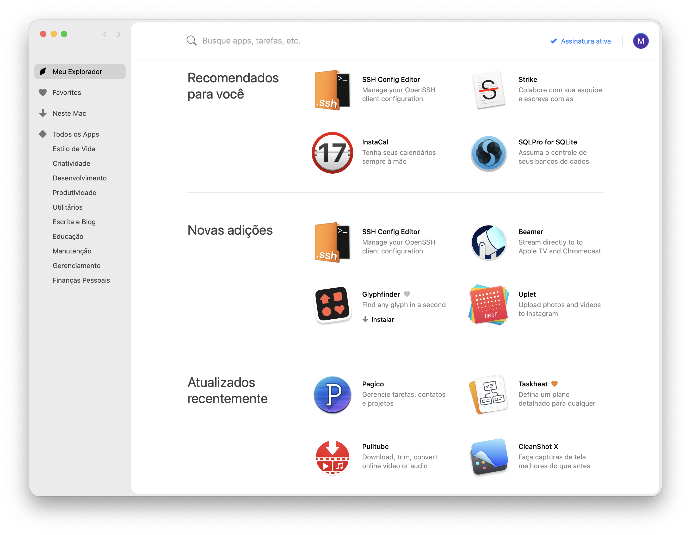 App Setapp para Mac para trabalho remoto
