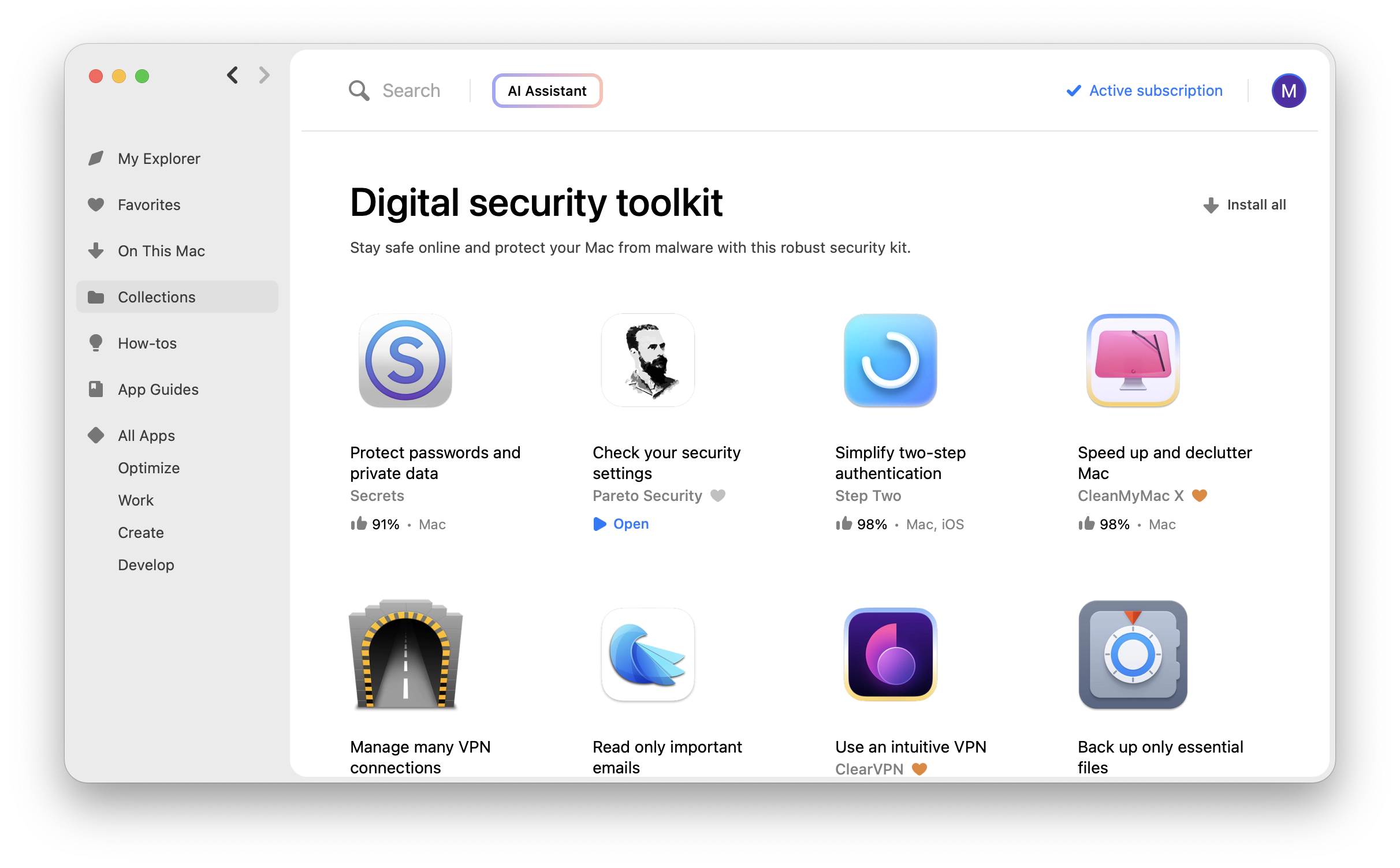 Digital security toolkit