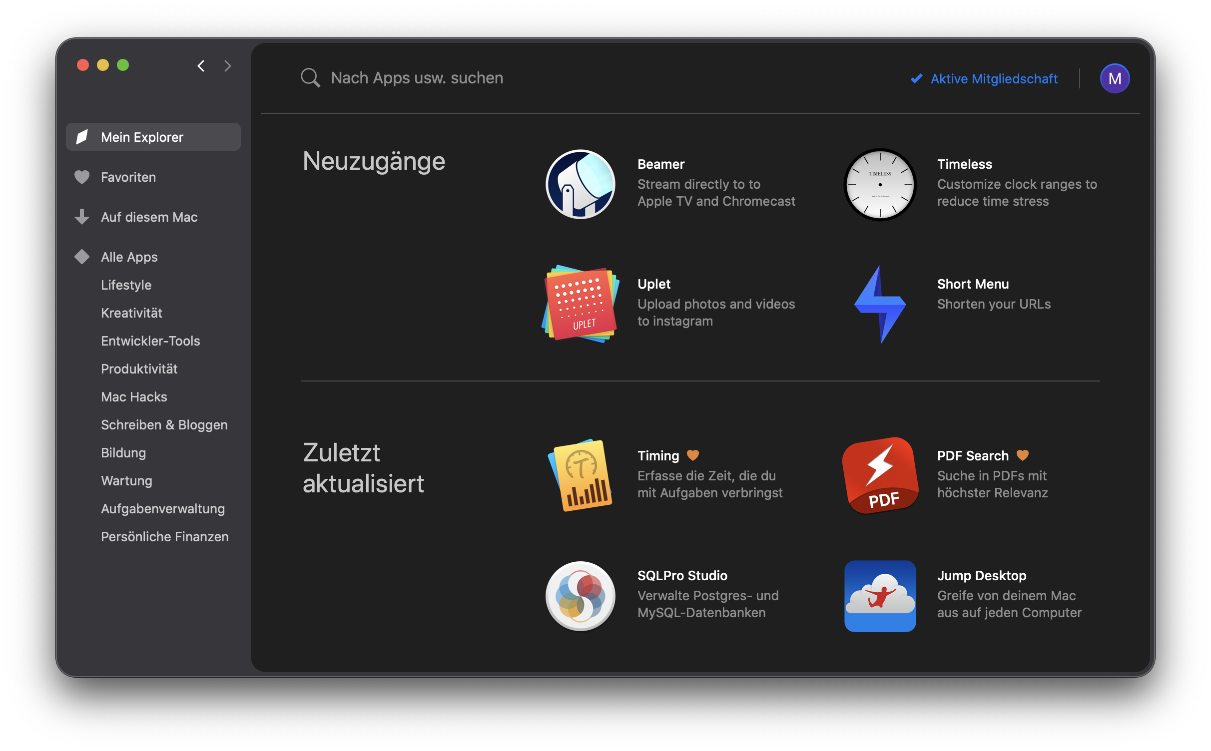 Setapp App für Mac für Remote-Arbeit