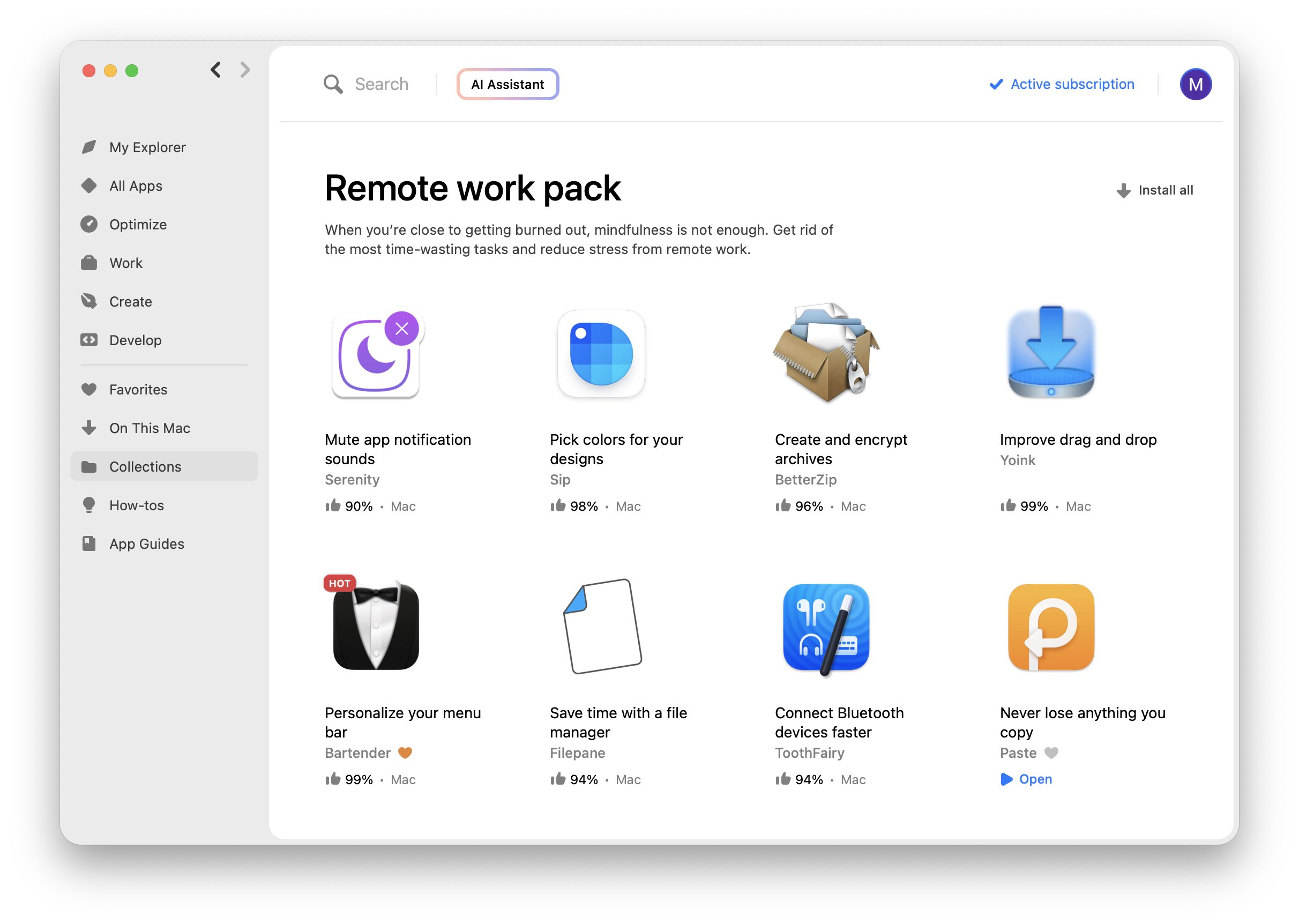 Remote work pack