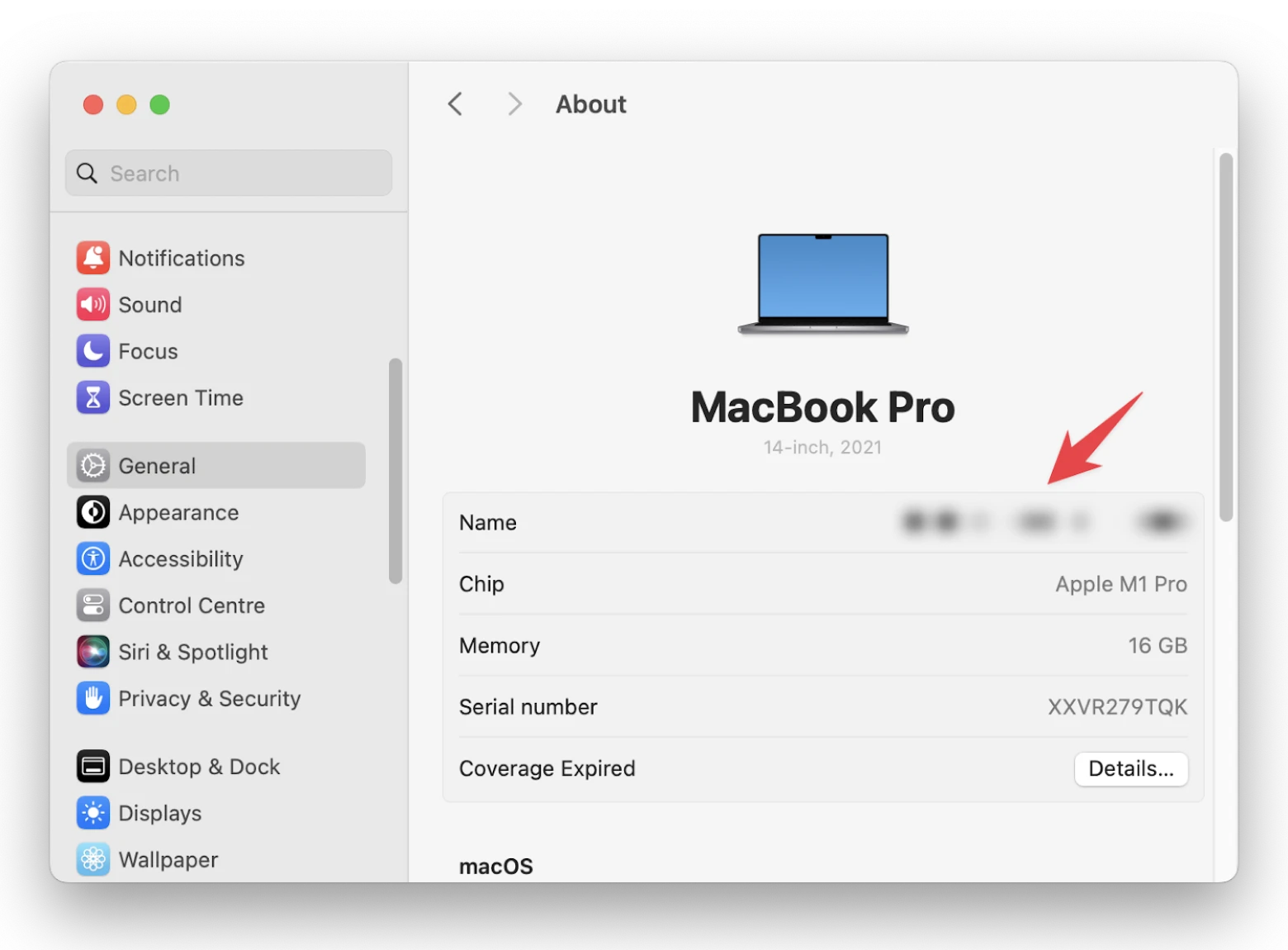 settings change mac name