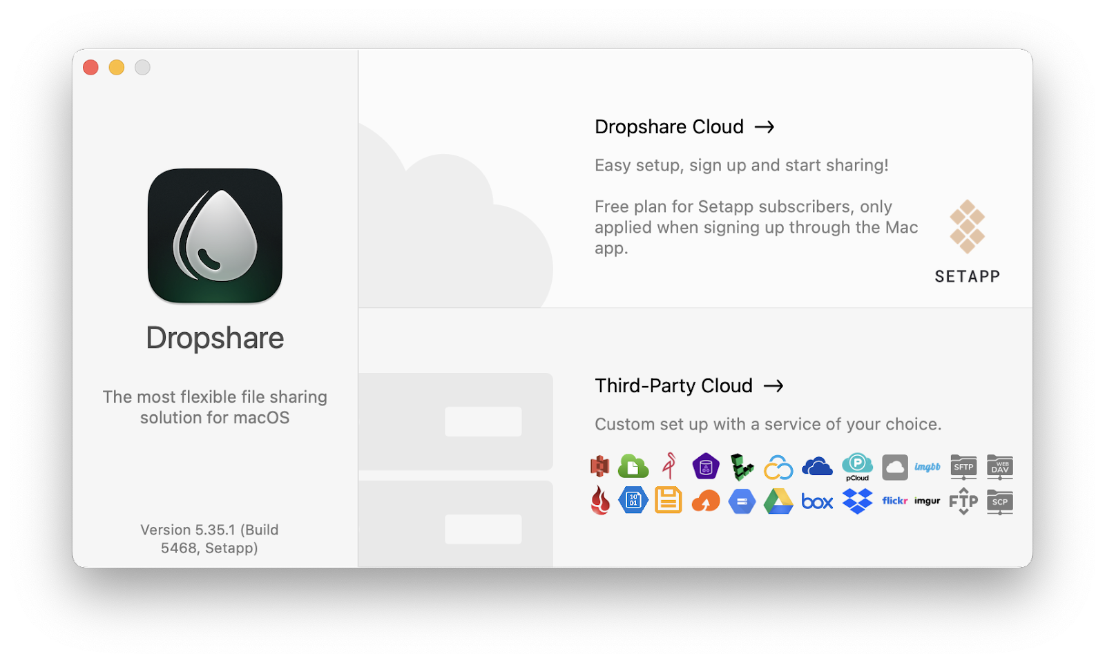 share mp3 using dropshare