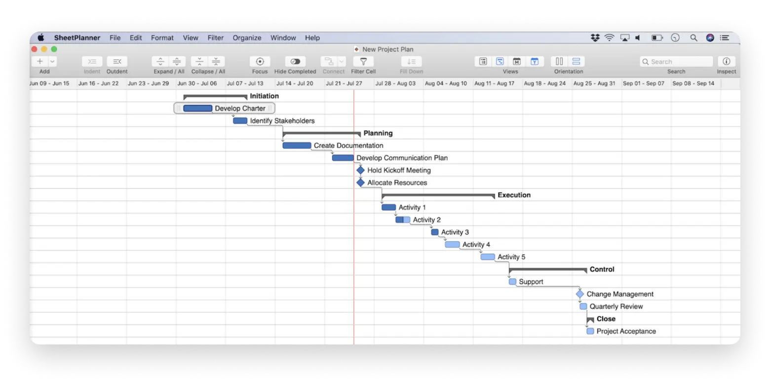 SheetPlanner app