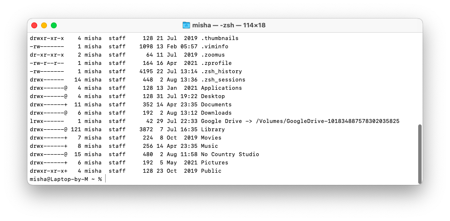 Terminal commands to access user/local/bin