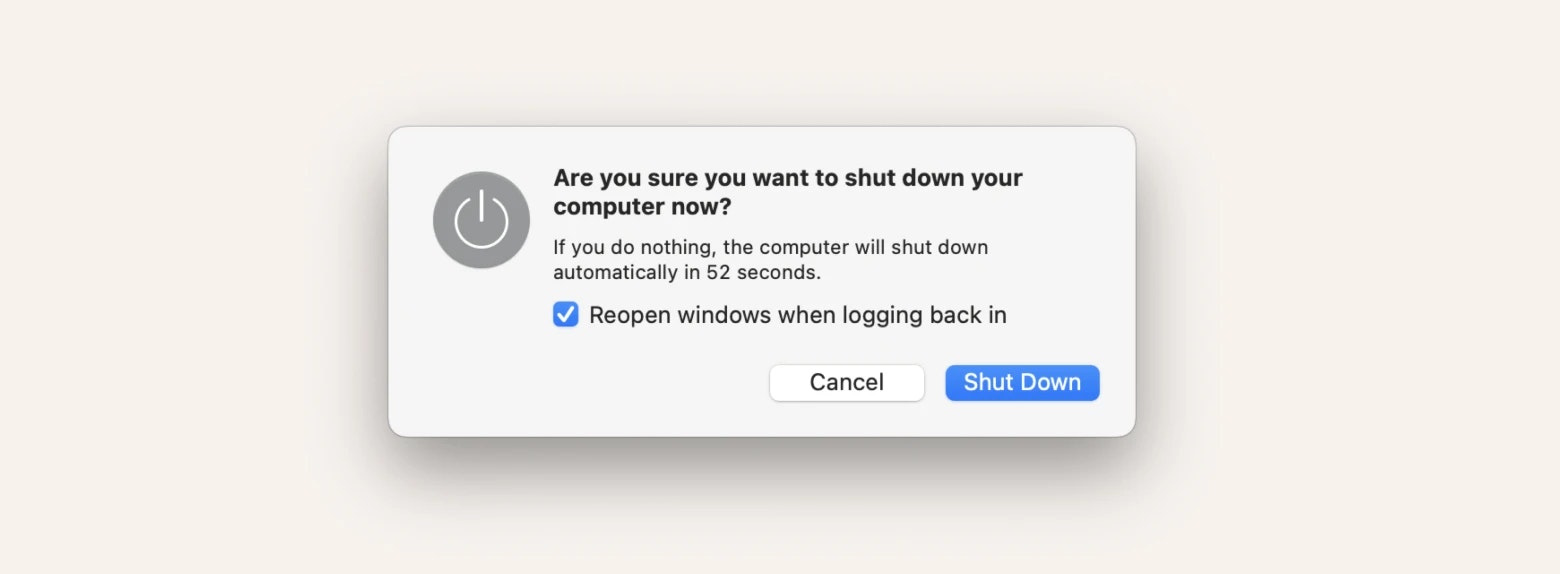 Mac won’t shut down — how to fix it?
