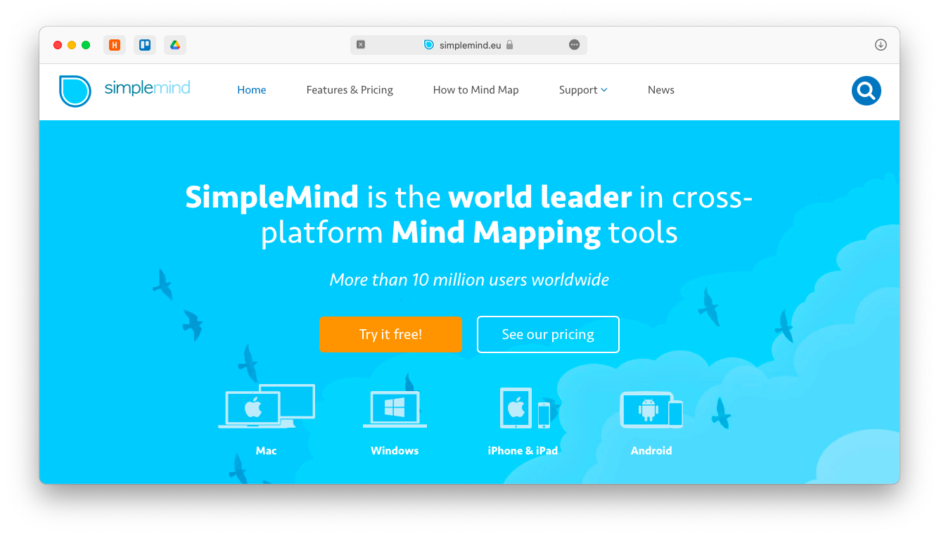 free mind mapping software os x