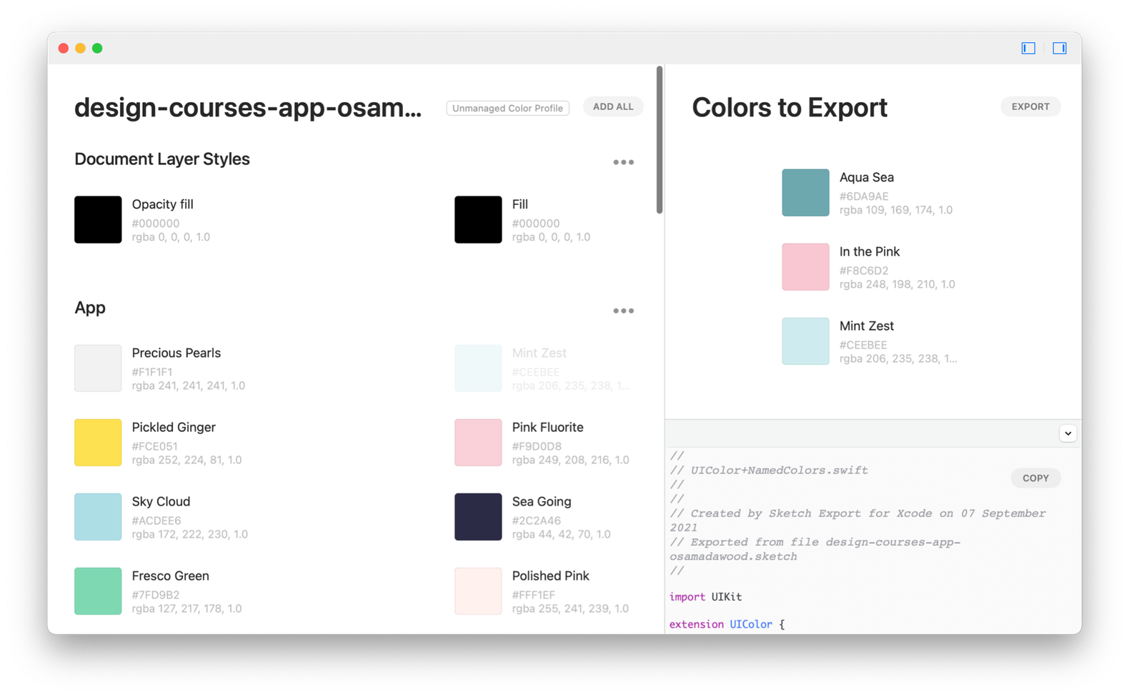 Sketch Export for Xcode Sketch Export for Xcode