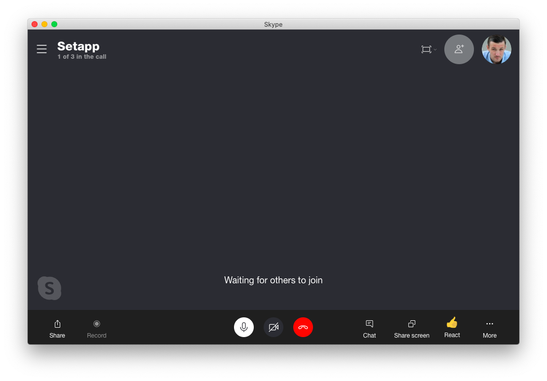 how to accept web skype call mac