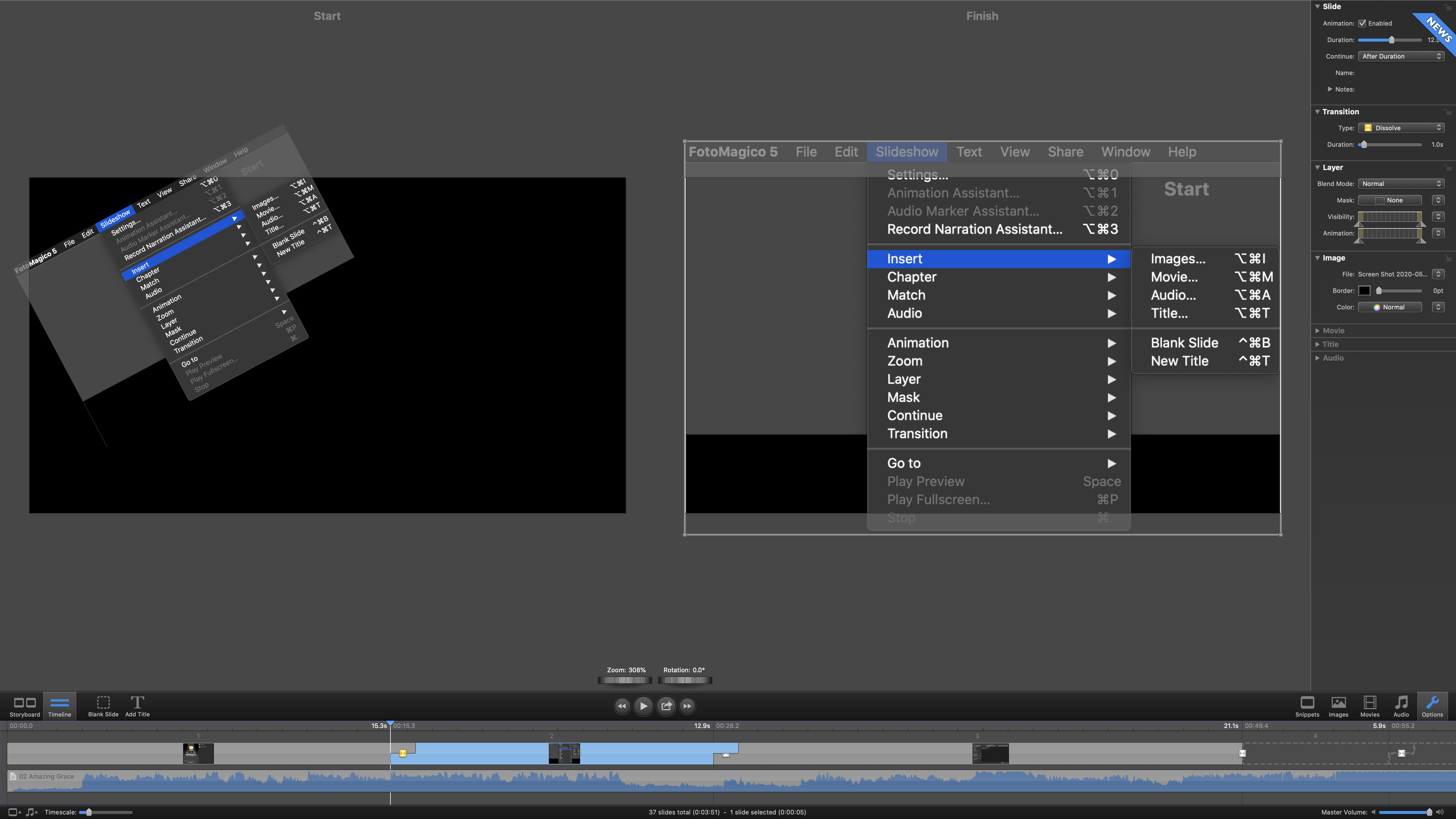 How to make a slideshow on Mac