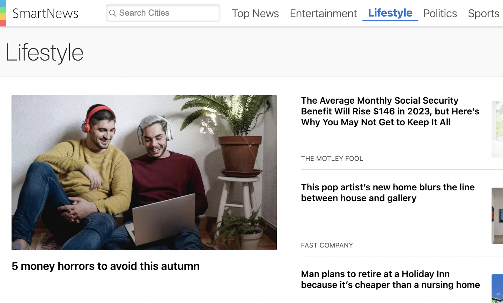 Smartnews, a free news aggregator