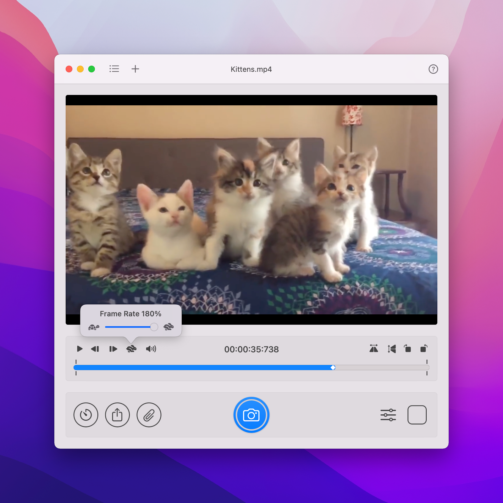 speed up iMovie video with SnapMotion