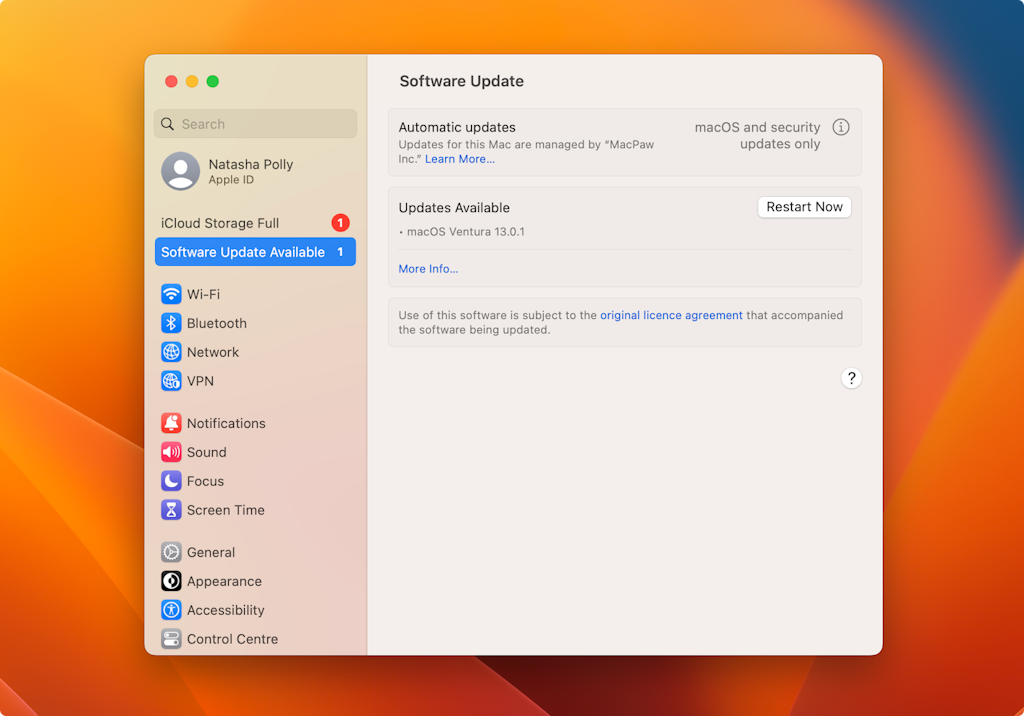 safari software update mac