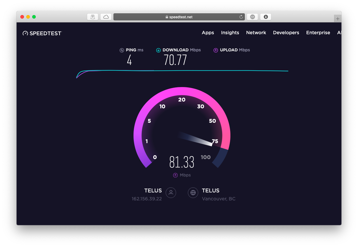 wifi speed test