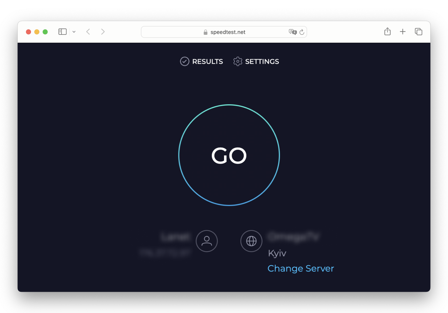 Speedtest tool