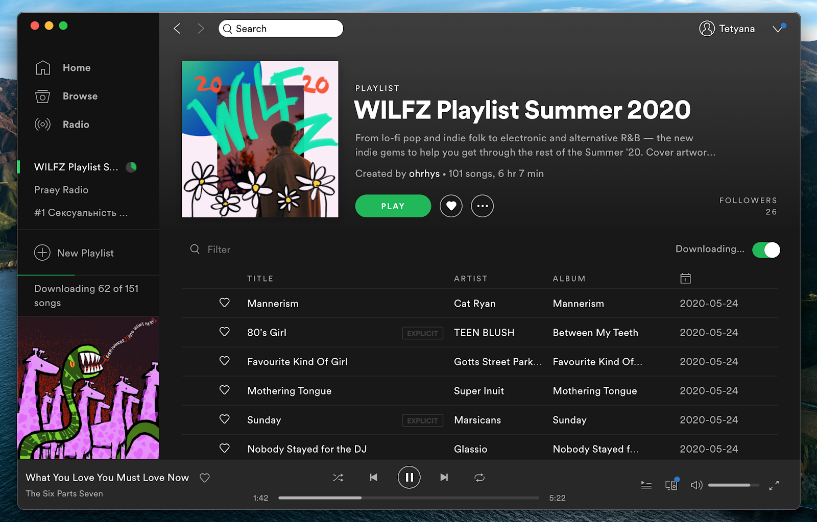 how to download playlist on spotify