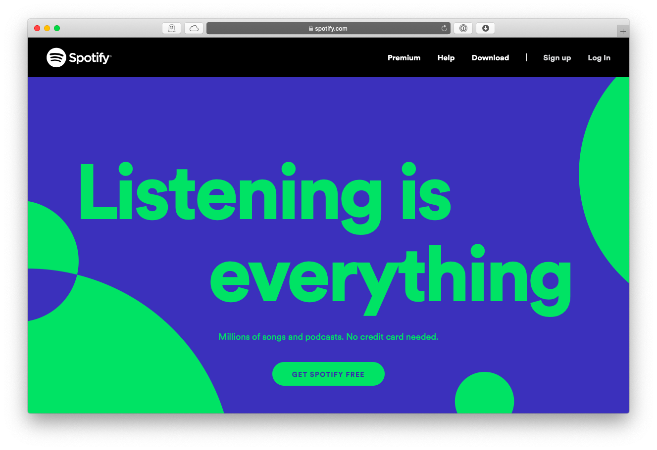 spotify on mac toolbar