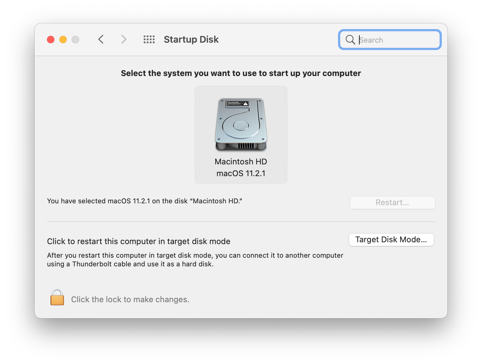 fresh install mac no startup disk