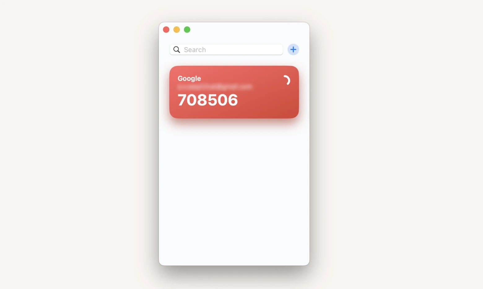 Step Two is generate a time-based one-time password for Google