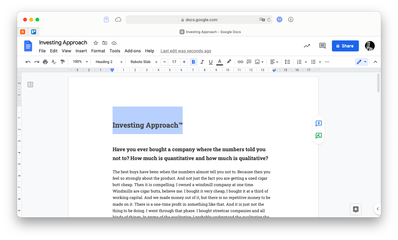 how to do subscript in google docs mac