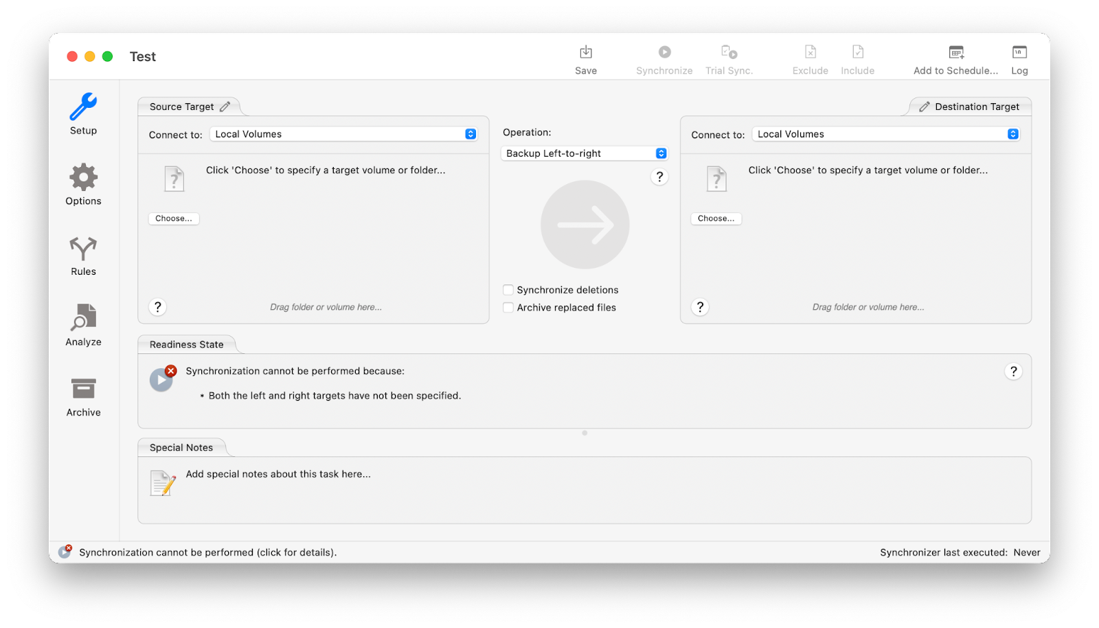 sync files chronosync