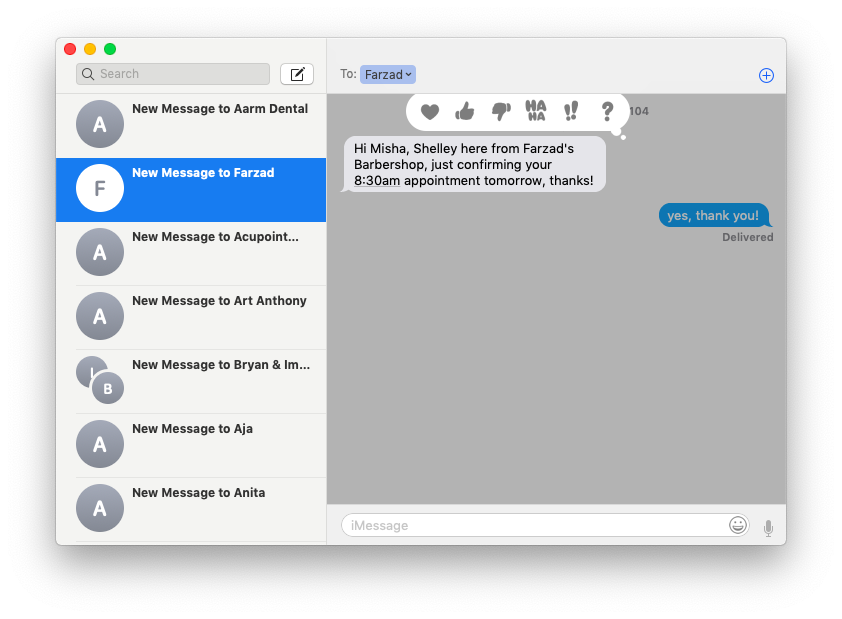 Tapback Imessage Tapback Imessage