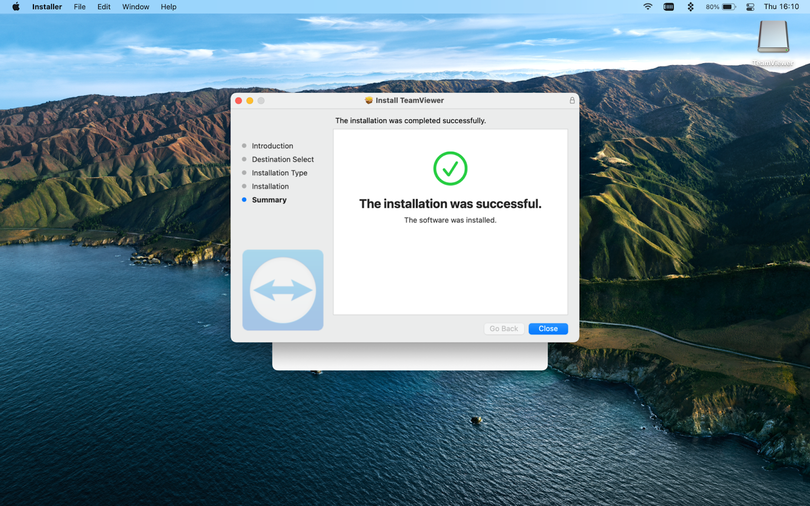 install teamviewer 11 mac