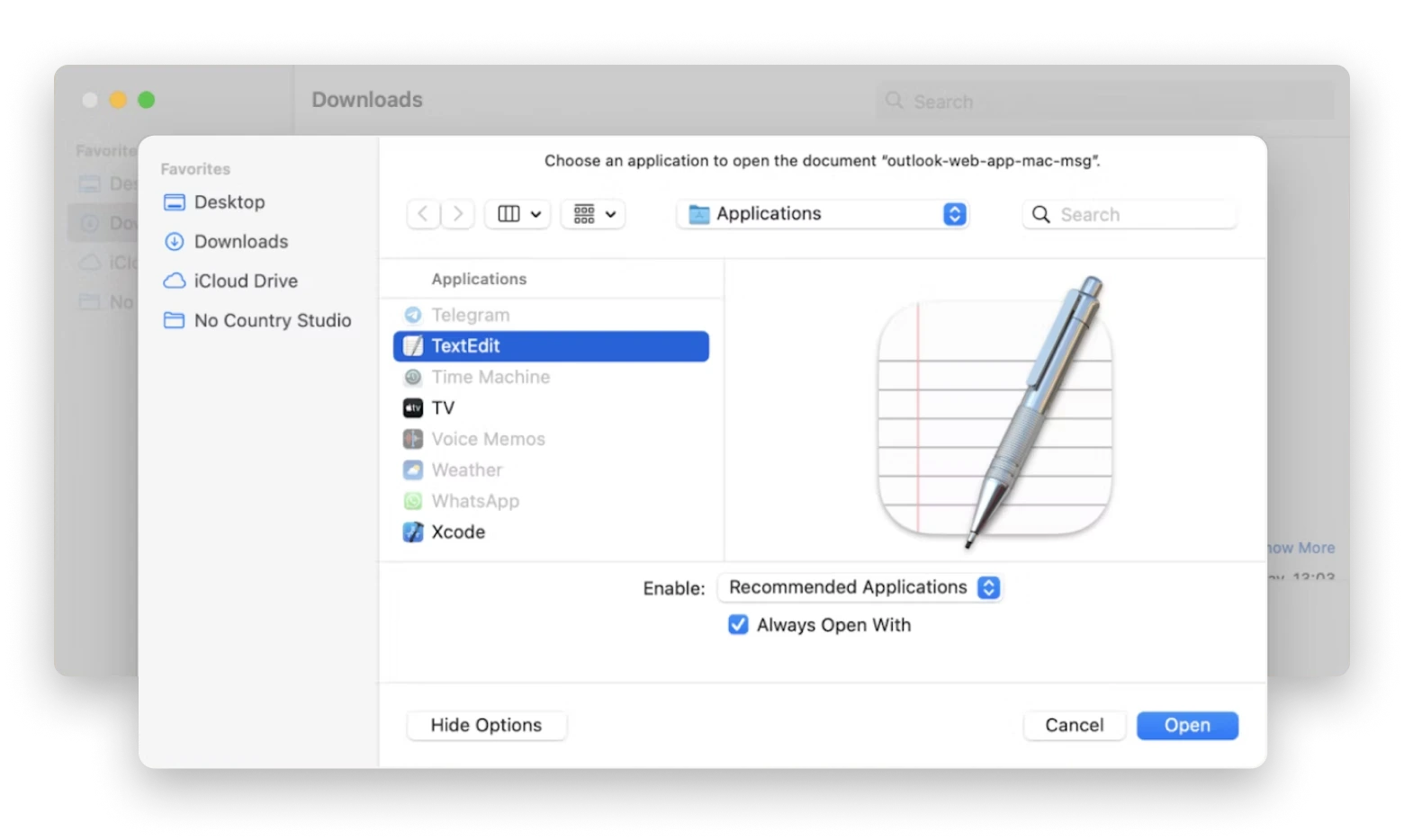 How to open MSG files on Mac