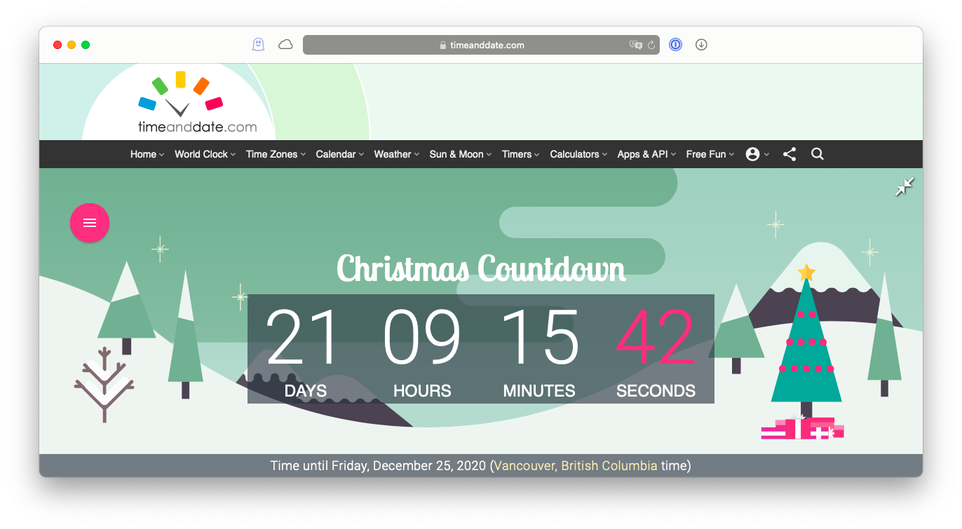 Countdown Timer to Any Date