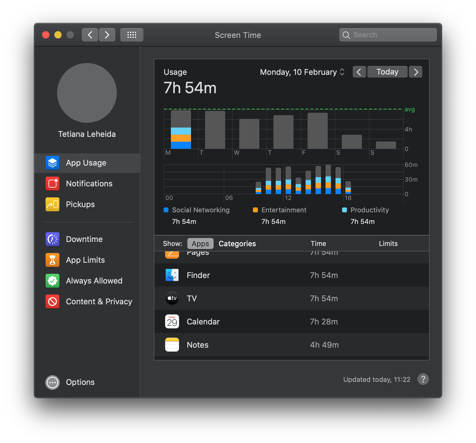 Track your screen time Mac