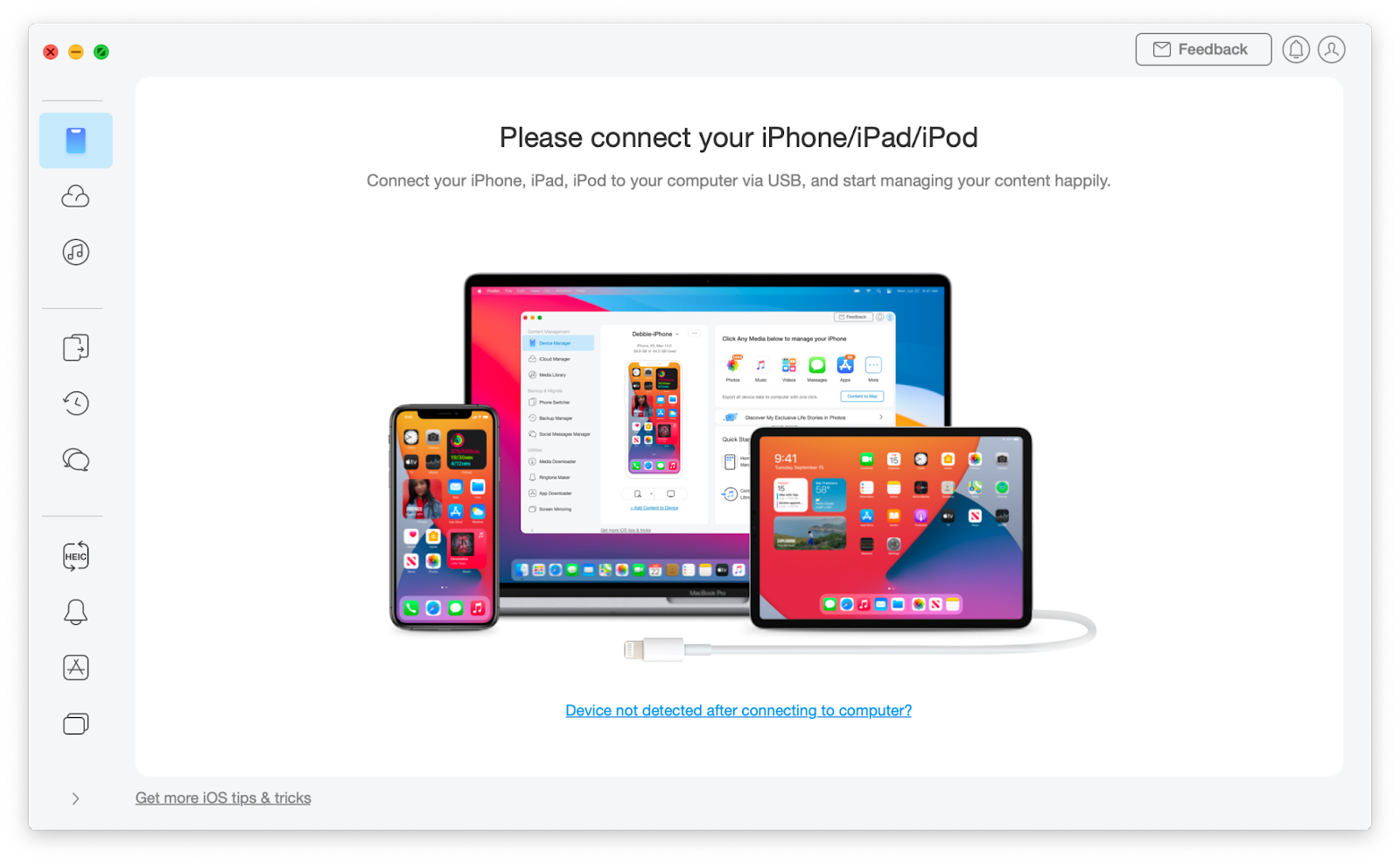 how to move photos from iphone to mac without cable