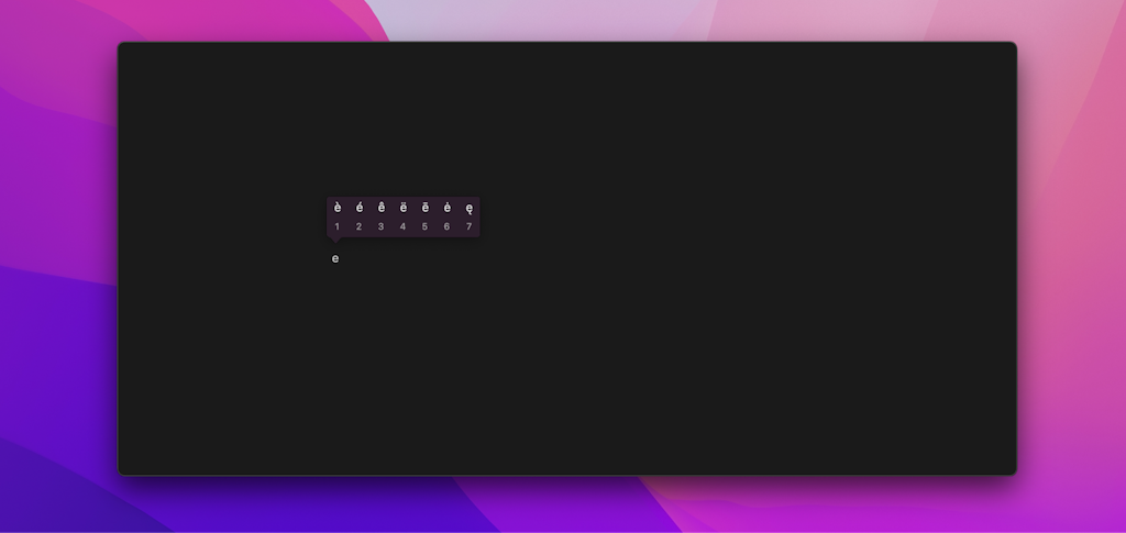 How to type letters with accents on Mac