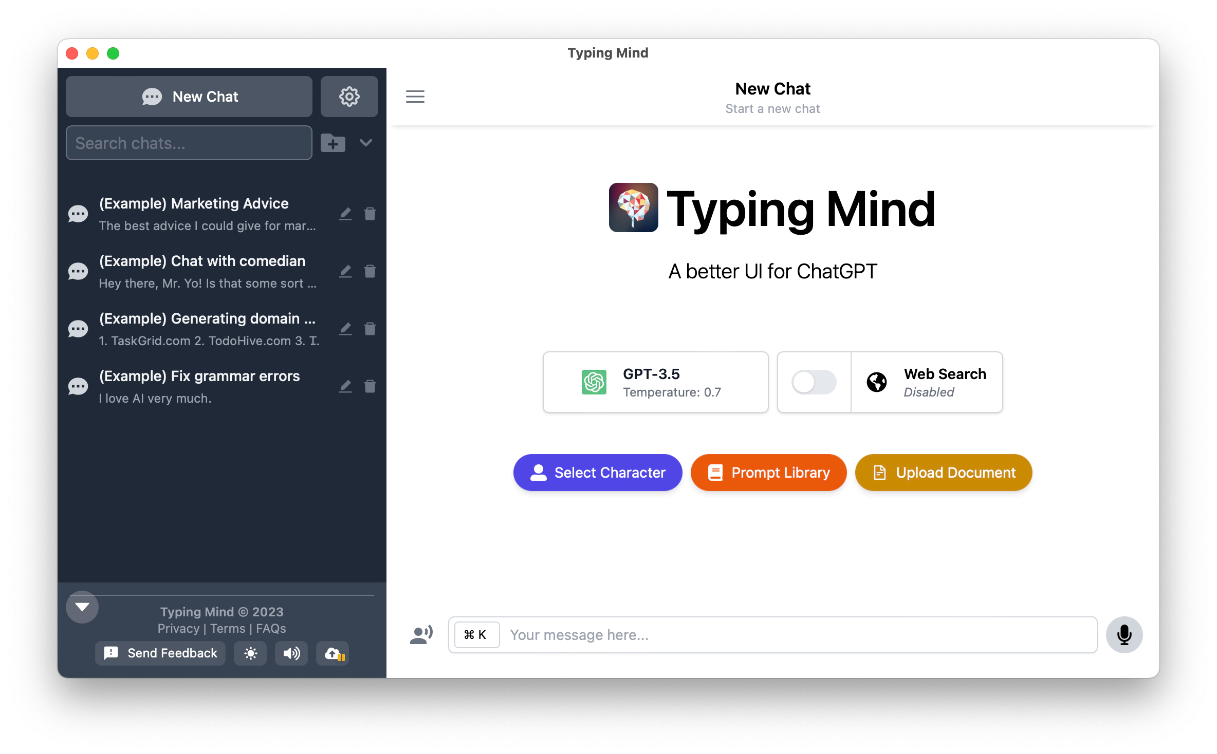 Typing Mind for ChatGPT