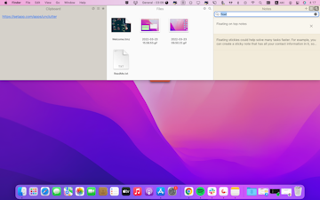 keep your stickies in the menu bar