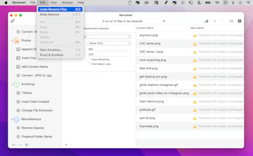 How to rename multiple files at once