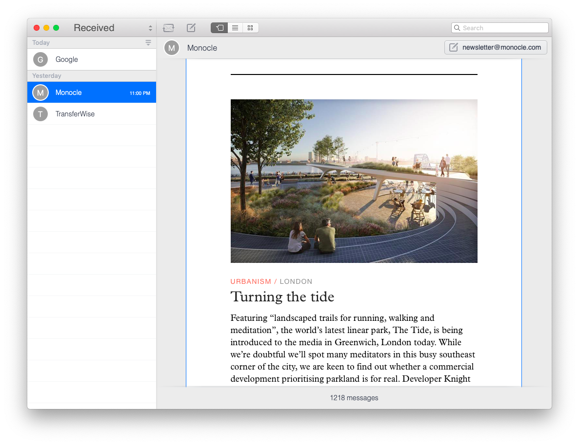 google email for mac