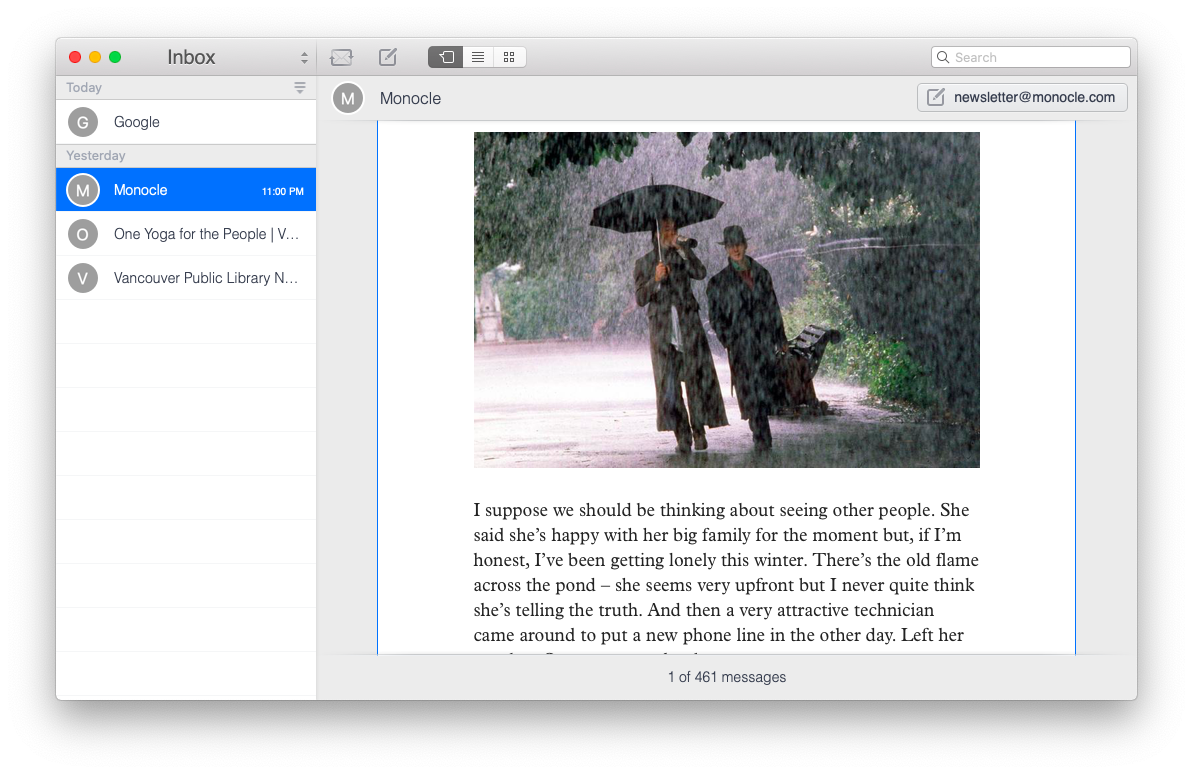 Unibox email client messaging app Mac