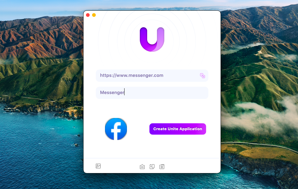 unite create app mac