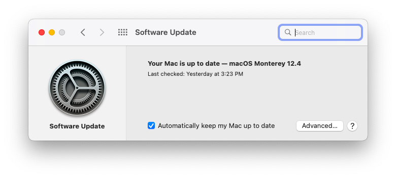 update macOS Mac