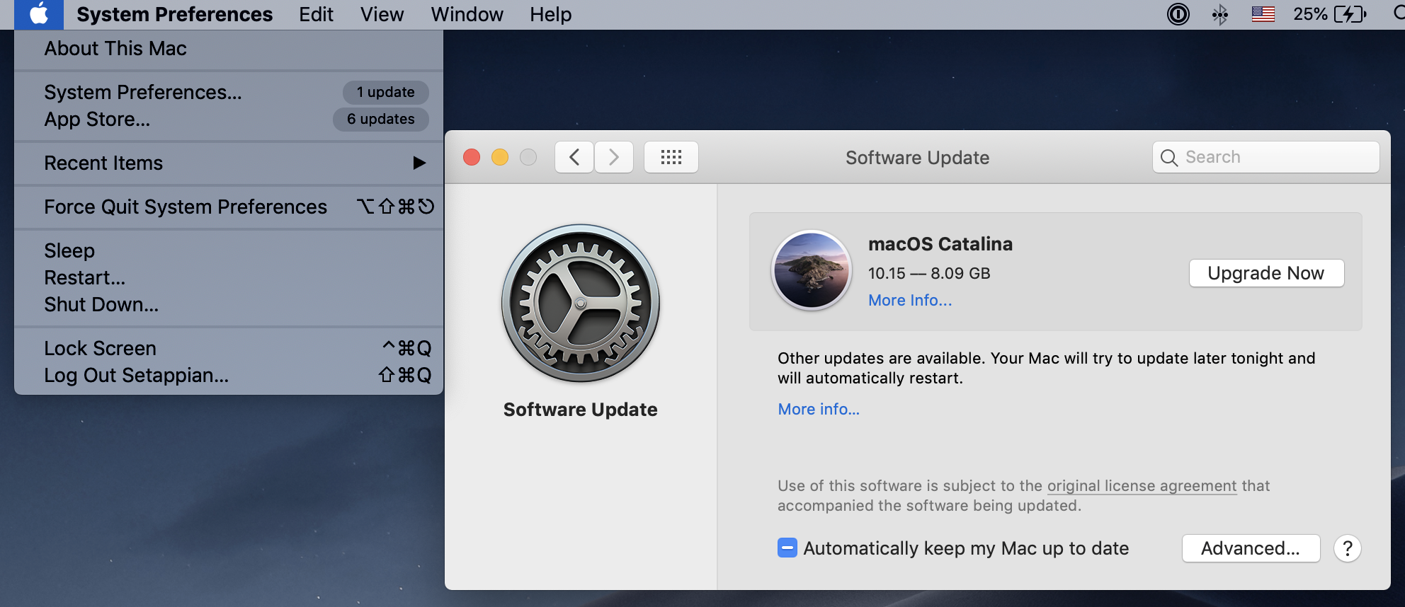 Reinstall macos catalina without internet