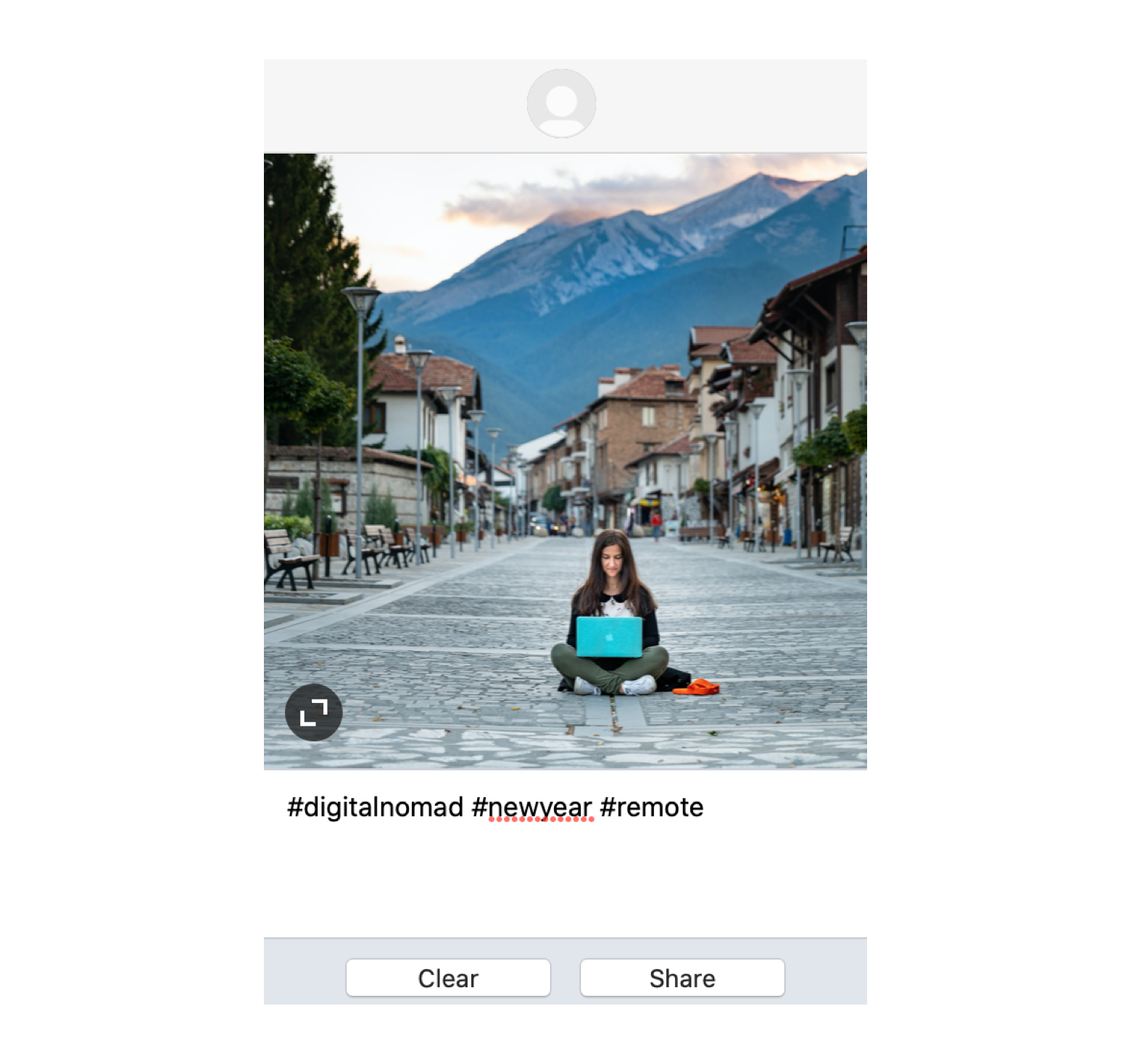 Fotos auf Instagram posten