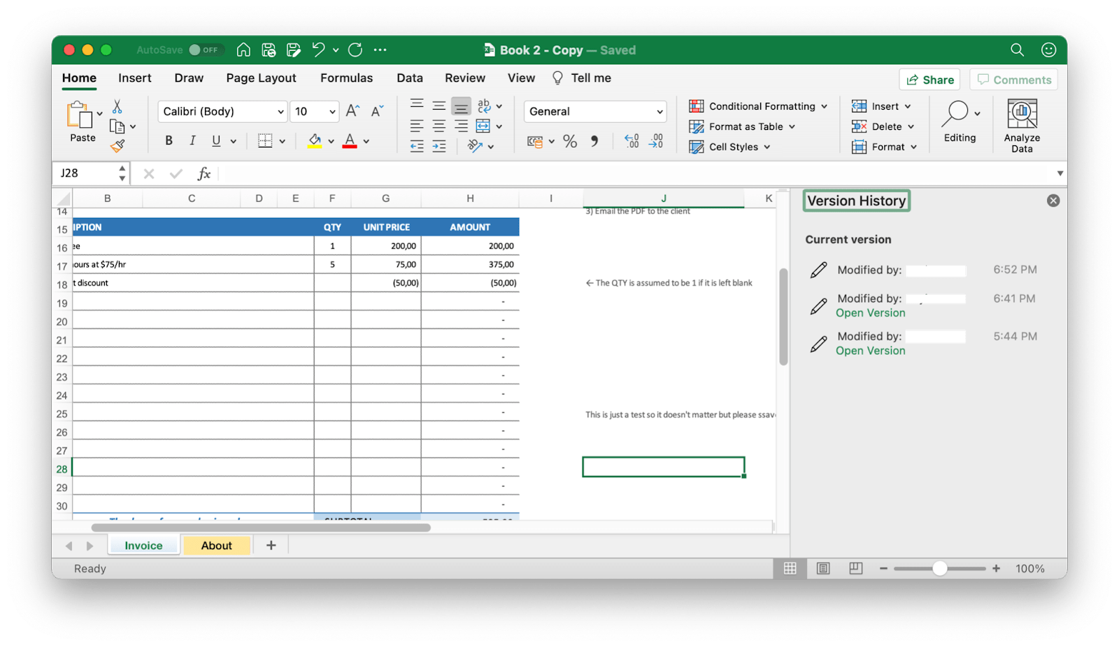 access previous version of excel document excel for mac