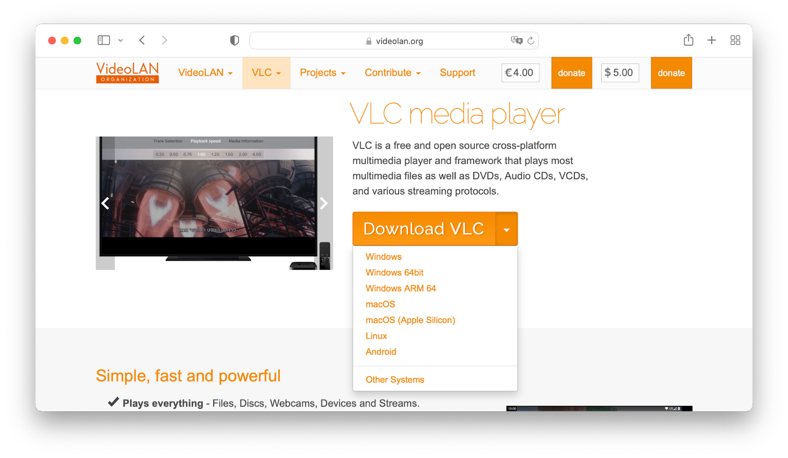 Official download of VLC media player, the best Open Source player -  VideoLAN