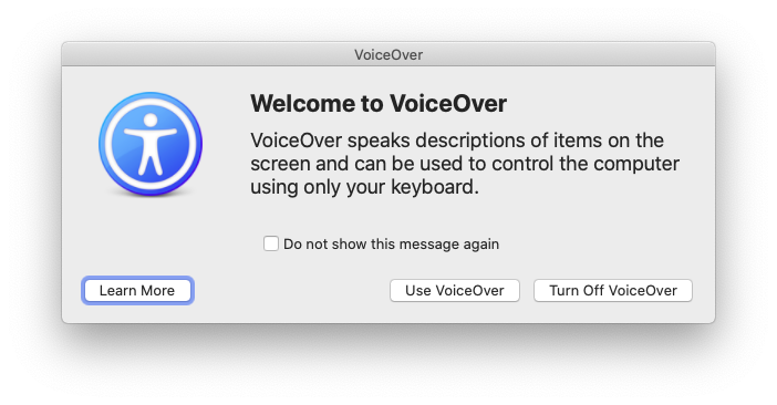 Voiceover защищает. Voiceover что это на MACBOOK.