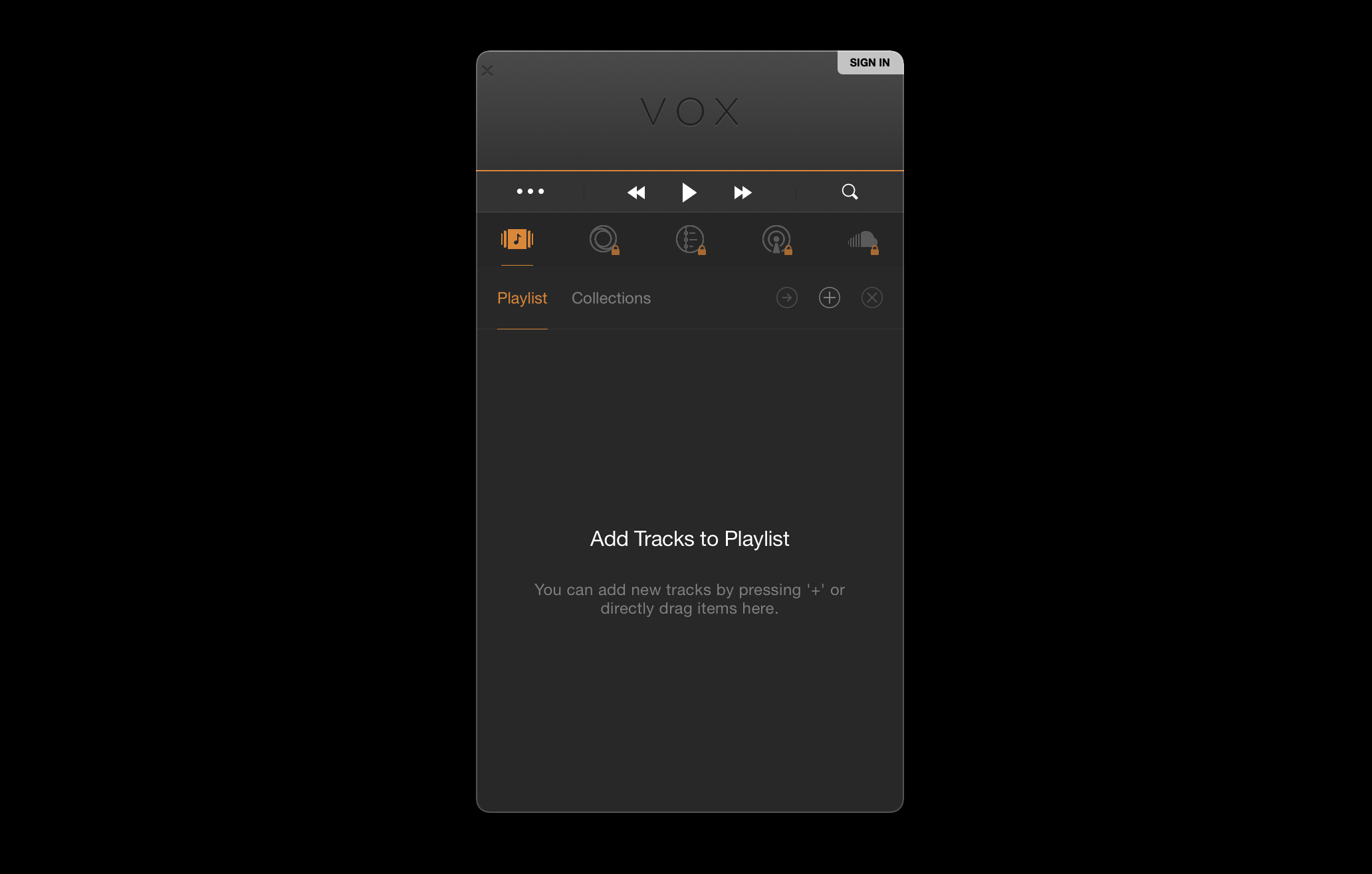 vox media player