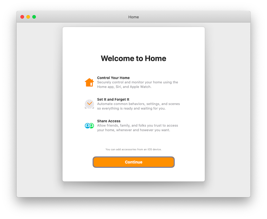 Home Mac app Apple install