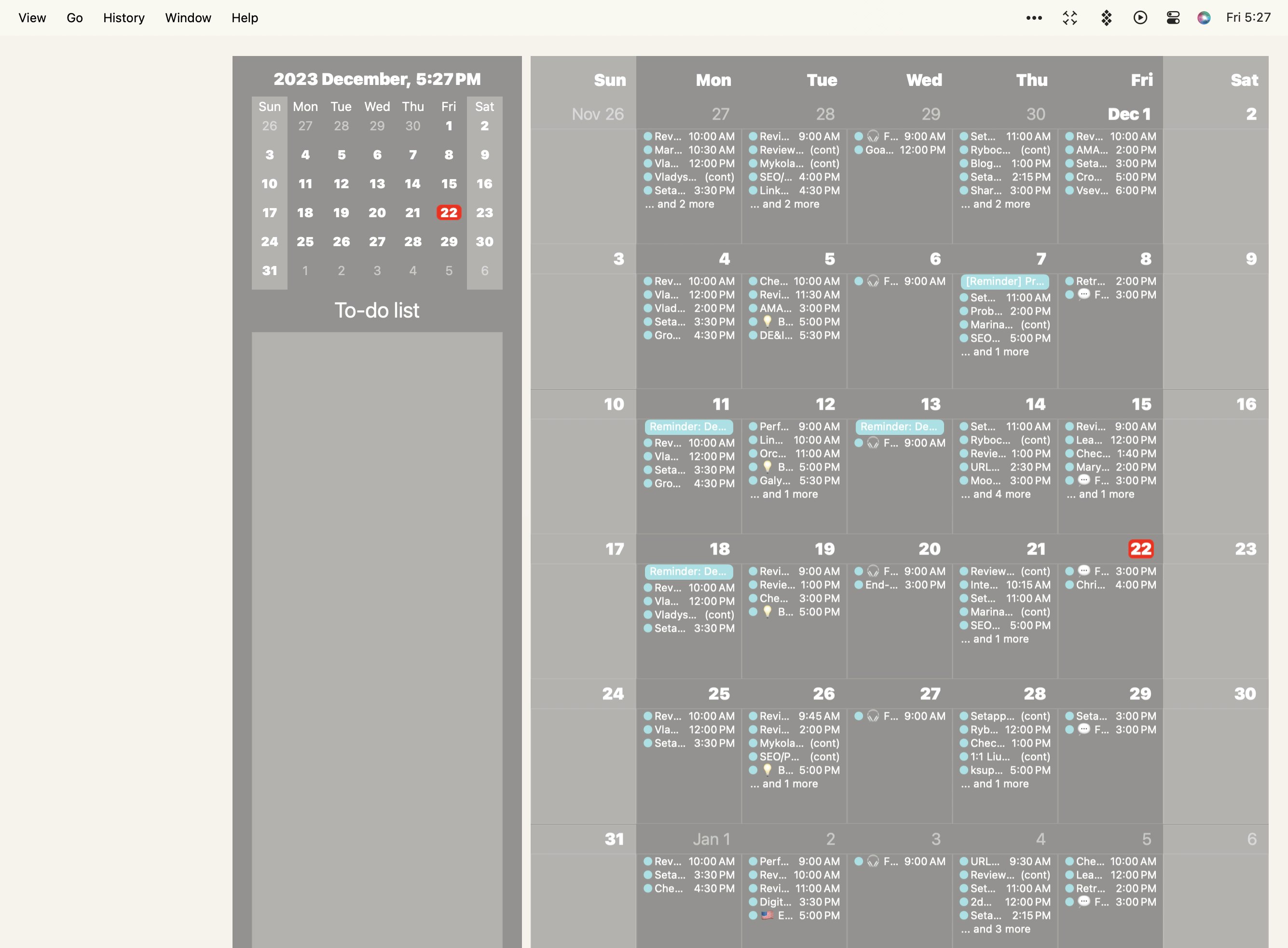 a transparent calendar for Mac desktop