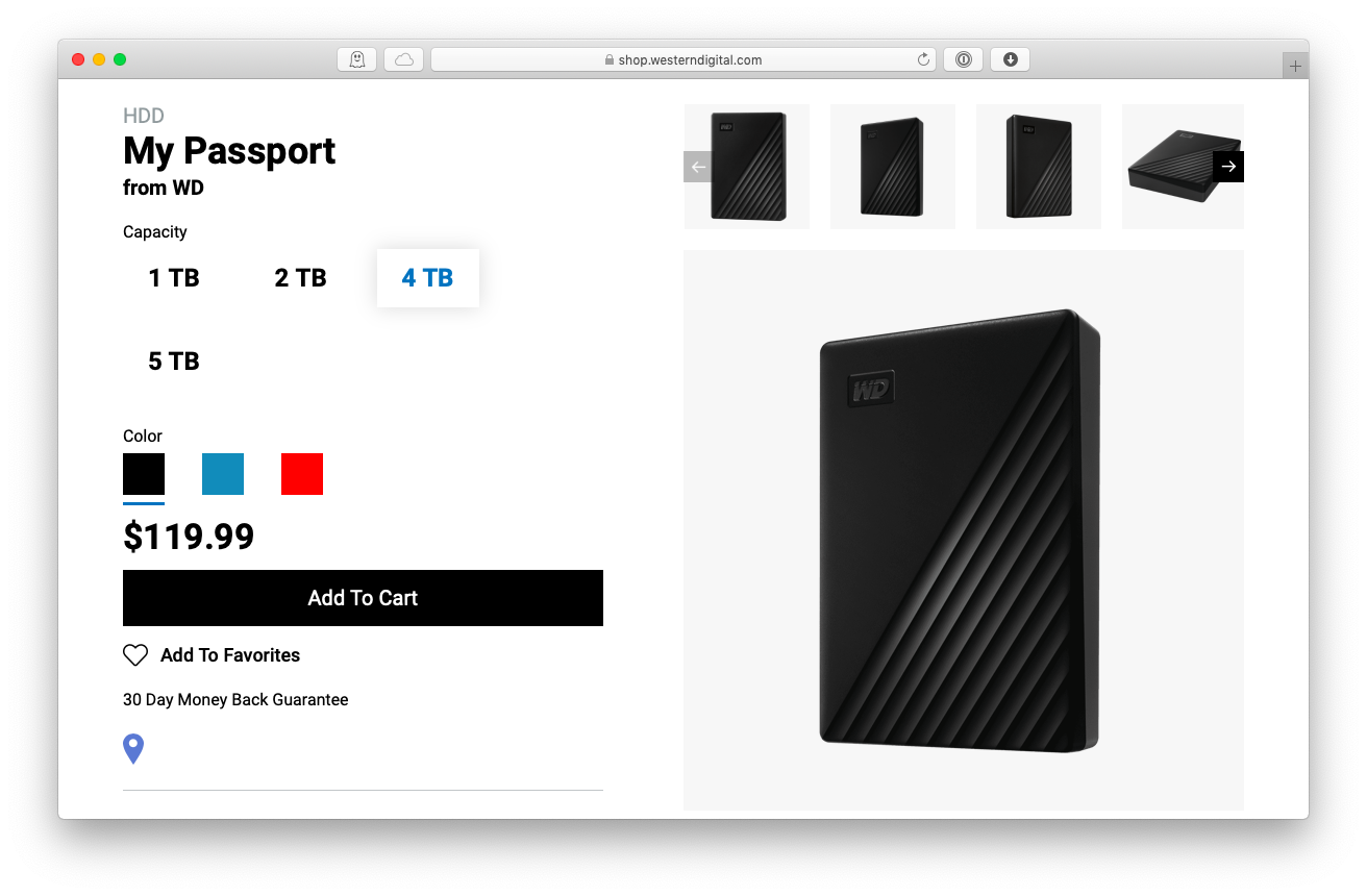 WD 4TB my passport HDD