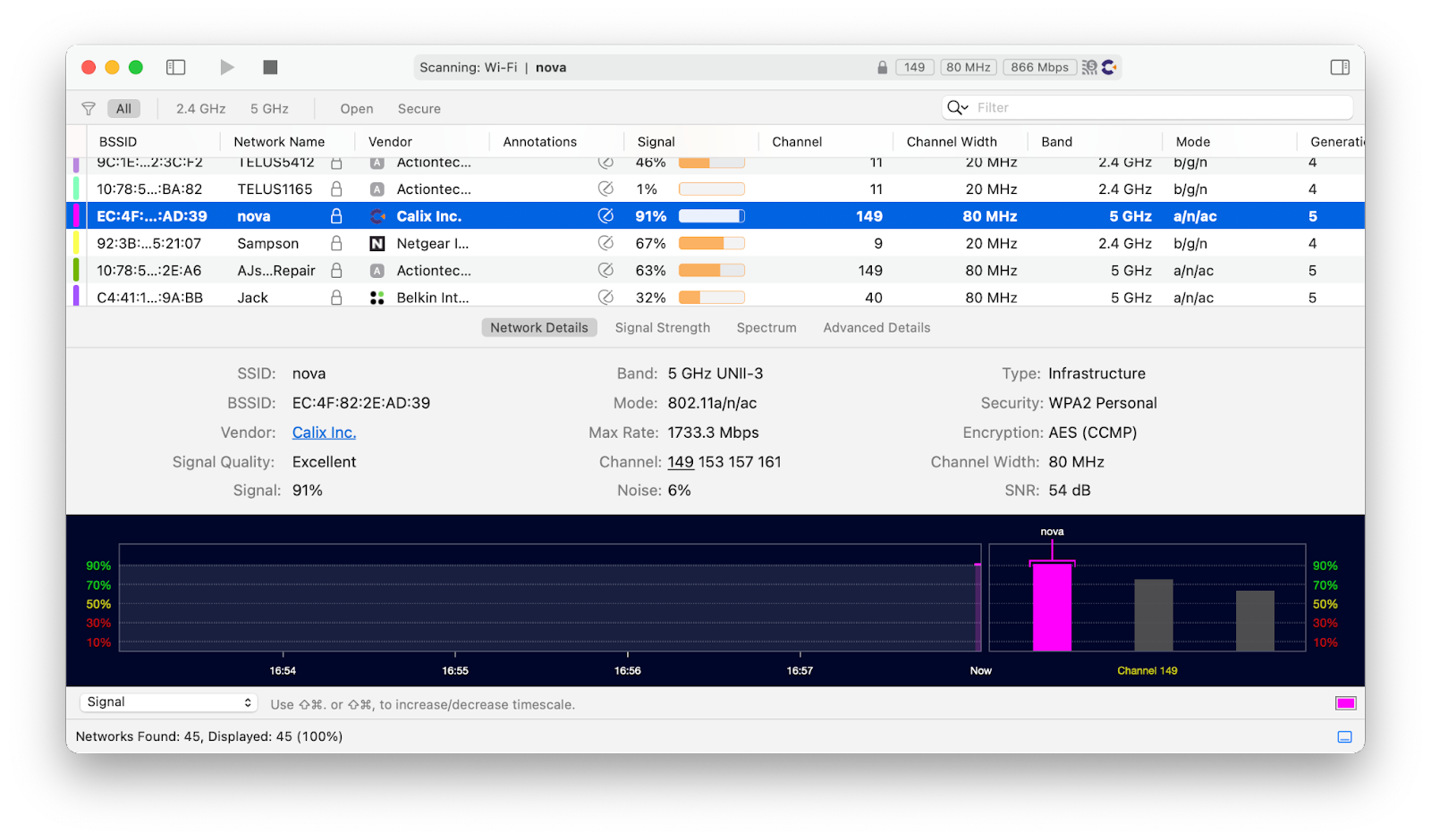 wifi explorer network app mac