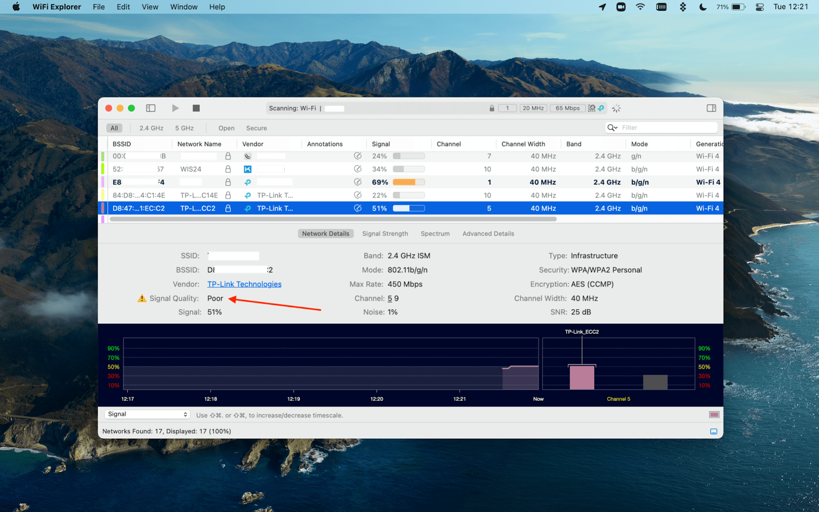 WiFi Explorer Mac